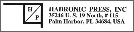 HADRONIC PRESS
